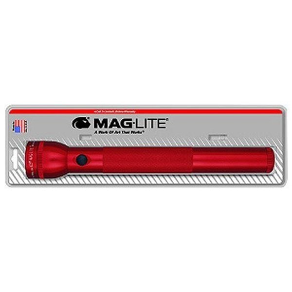Maglite MAG-Lite Red 4 D-Cell Mag-Liteflashlight MA390555